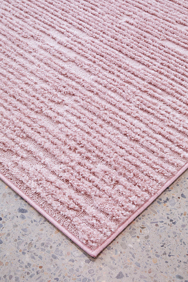 Mari Suri Pink Modern Rectangle Rug